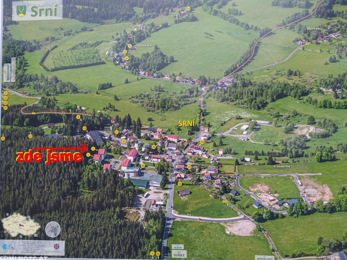 Apartman V Srni Bagian luar foto